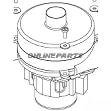 Saugmotor Srubtec343e_343.2E 230V