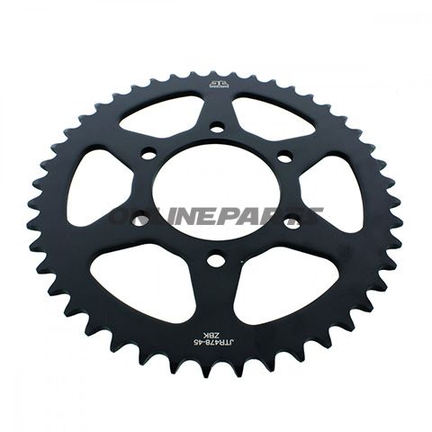 Rear Sprocket 45 Tooth Pitch 520 Blackinner Diameter 080 Bolt Spacing 104
