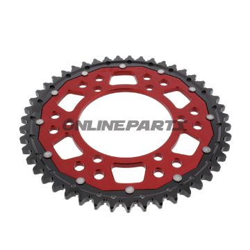 Rear Sprocket Dual 47 Tooth Pitch 530 Redzf Inner Diameter 110 Bolt Spacing 130
