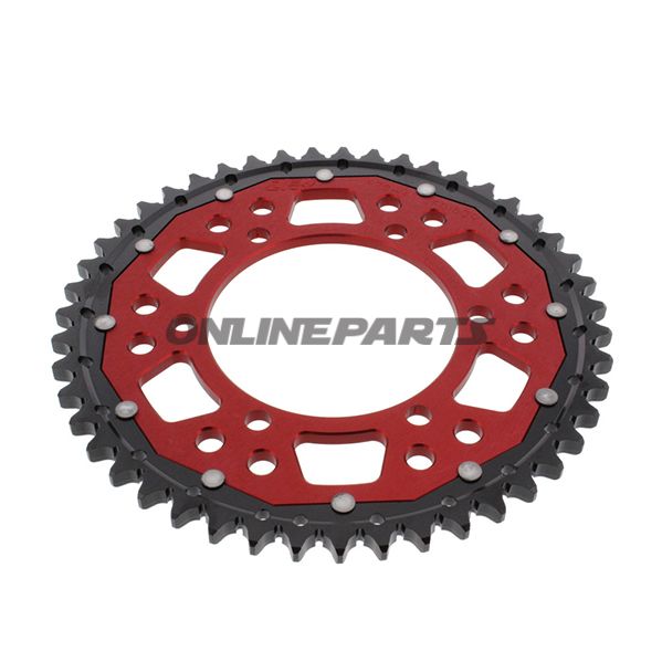 Rear Sprocket Dual 47 Tooth Pitch 530 Redzf Inner Diameter 110 Bolt Spacing 130
