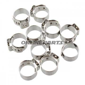 Band Clamp 11.0 Jmpwidth 7Mm Stainless Steel 10 Pcs