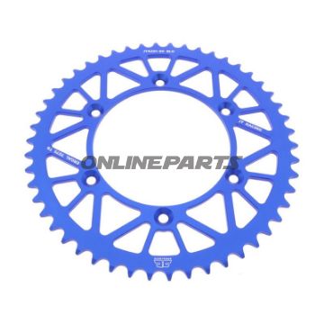 Rear Sprocket Aluminium 50 Tooth Pitch 520 Bluejt Inner Diameter 130 Bolt Spacing 150