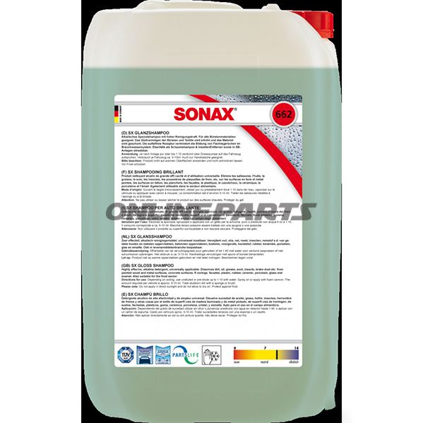 Glanzshampoo Sx 25 Liter Sonaxwaschanlage Ablasshahn 5566039