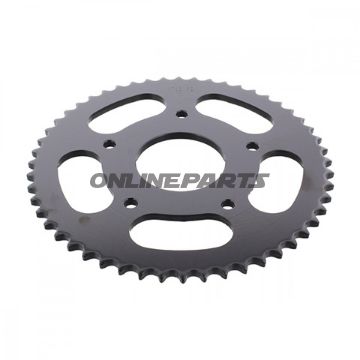 Rear Sprocket 52 Tooth Pitch 420 Blackinner Diameter 062 Bolt Spacing 110