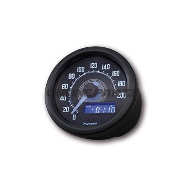 Speedometer Electric Black Daytona60 Mm