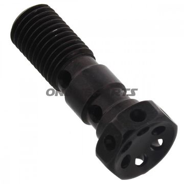 Banjo Bolt Double M10x1.25Alu Rac Black