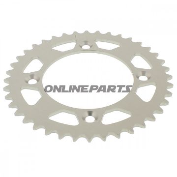 Rear Sprocket Alu 40 Tooth Pitch 415 Silveresjot Inner Diameter 090 Bolt Spacing 110