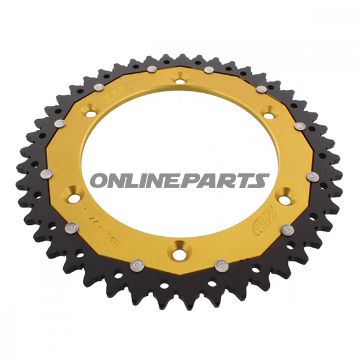 Rear Sprocket Dual 46 Tooth Pitch 520 Goldzf Inner Diameter 125 Bolt Spacing 150