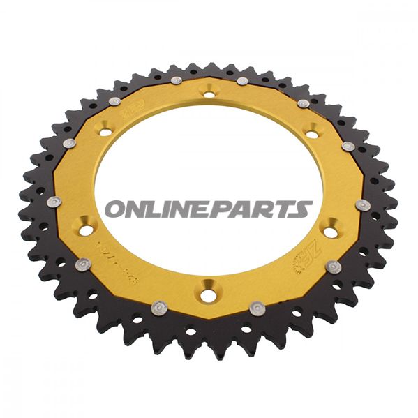 Rear Sprocket Dual 46 Tooth Pitch 520 Goldzf Inner Diameter 125 Bolt Spacing 150