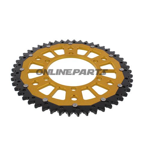 Rear Sprocket Dual 50 Tooth Pitch 525 Goldzf Inner Diameter 106 Bolt Spacing 125