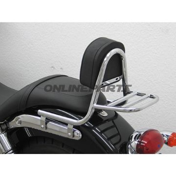 Sissy Bar Luggage Rack Fehchrom
