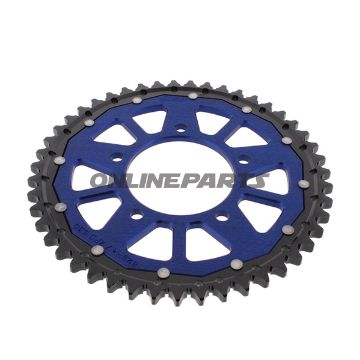 Rear Sprocket Dual 47 Tooth Pitch 530 Bluezf Inner Diameter 087 Bolt Spacing 110