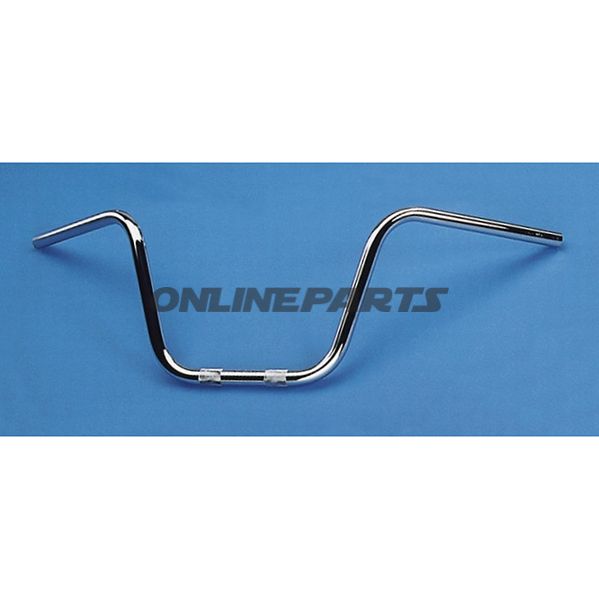 Handlebar Steel Chrome Cable Notch 1Inch Fehchopper High