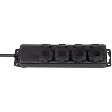 Steckdosenleiste 4Fach Ip442m Kabel 41Cm Length