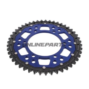 Rear Sprocket Dual 47 Tooth Pitch 530 Bluezf Inner Diameter 110 Bolt Spacing 130