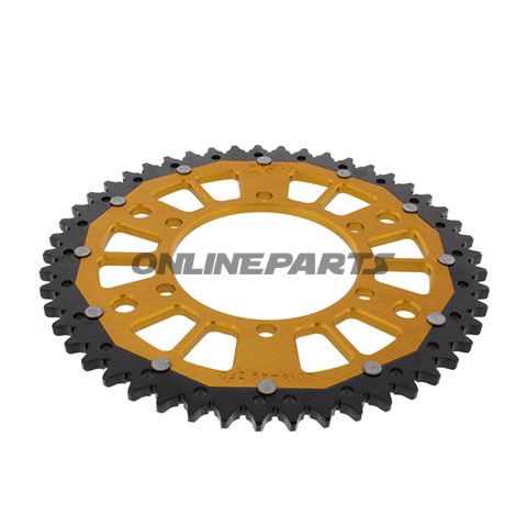 Rear Sprocket Dual 49 Tooth Pitch 525 Goldzf Inner Diameter 106 Bolt Spacing 125