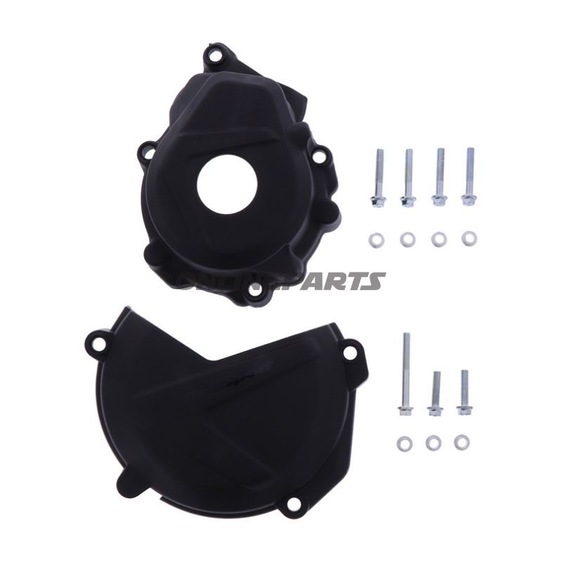 Clutch/ Ignition Cover Protector Blackkit