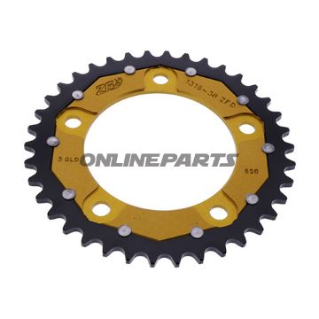 Rear Sprocket Dual 38 Tooth Pitch 520 Goldzf Inner Diameter 112 Bolt Spacing 138