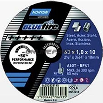 Cutting Disk 76X2x6.35 Gernorton Blue Fire