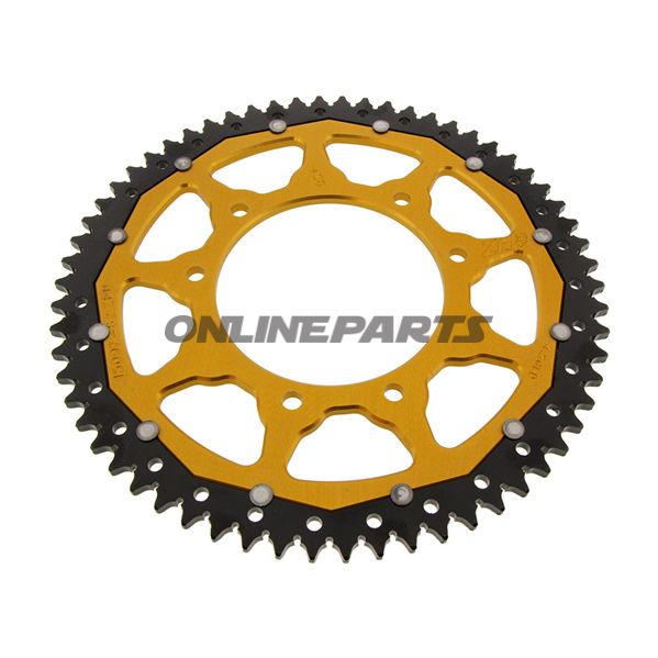 Rear Sprocket Dual 62 Teeth Pitch 428 Goldzf Inner Diameter 105 Bolt Spacing 125