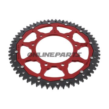 Rear Sprocket Dual 62 Teeth Pitch 428 Redzf Inner Diameter 105 Bolt Spacing 125