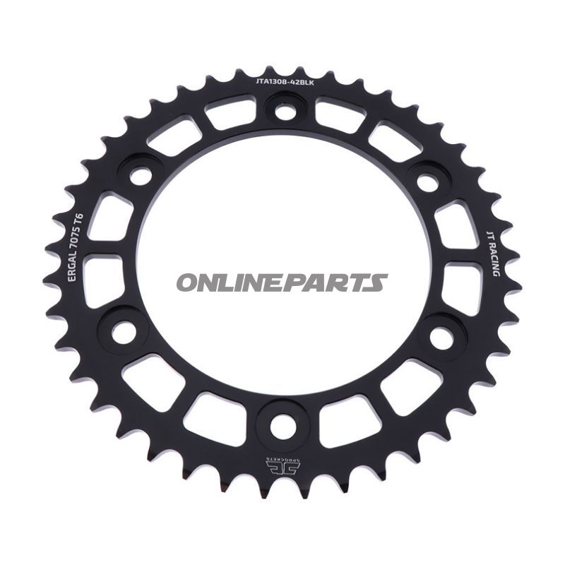 Rear Sprocket Aluminium 42 Tooth Pitch 520 Blackjt Inner Diameter 134 Bolt Spacing 160