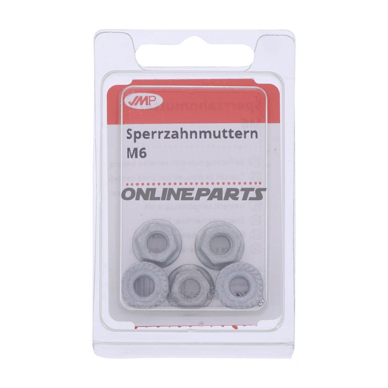 Nuts Sperrz Galvanized M6pack 5 Pcs Altn 4790119