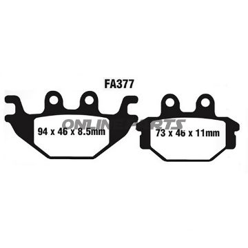 Brake Pads Sintered Hh Ebcaltn 7870129