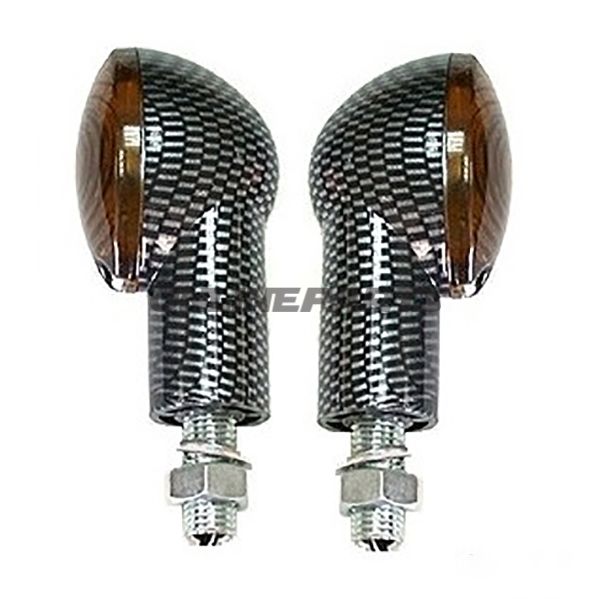 Indicator Cateye Jmpshort Smoked Glass Housing Carbon