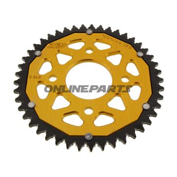 Rear Sprocket Dual 45 Tooth Pitch 428 Goldzf Inner Diameter 058 Bolt Spacing 090
