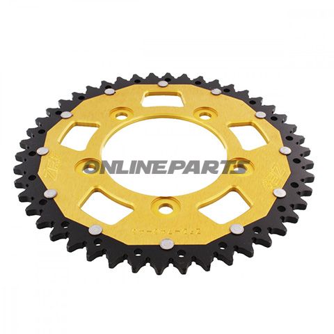 Rear Sprocket Dual 46 Tooth Pitch 520 Goldzf Inner Diameter 100 Bolt Spacing 124