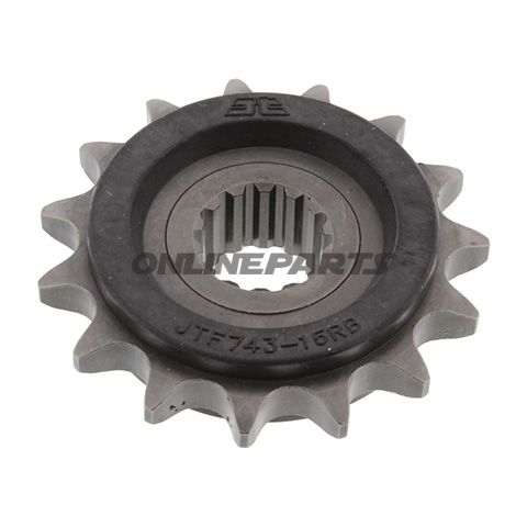 Front Sprocket 15 Tooth Pitch 530Rubber Damper Inner Diameter 22/25