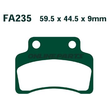 Brake Pads Scooter Ebc Sfa235altn 7872476