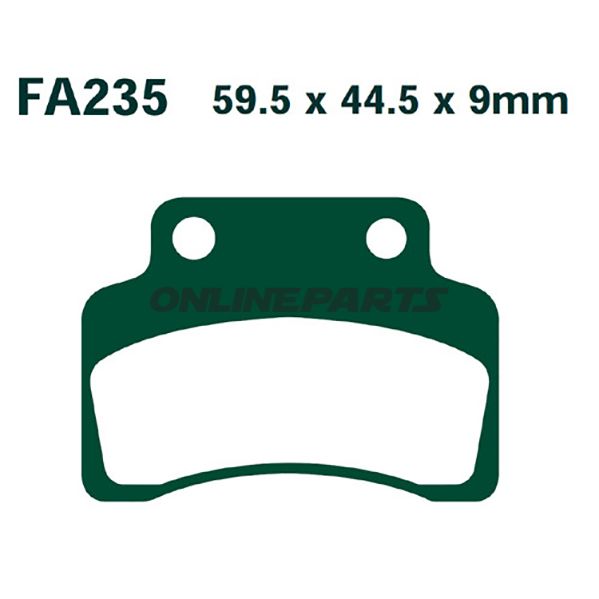 Brake Pads Scooter Ebc Sfa235altn 7872476