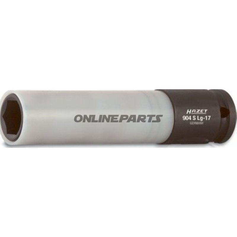 Kraft-Stecknuss 6 Kant 1/2 Zoll 17 Mm Hazetummantelt Length 130 Mm