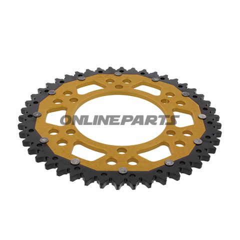 Rear Sprocket Dual 46 Tooth Pitch 525 Goldzf Inner Diameter 110 Bolt Spacing 130