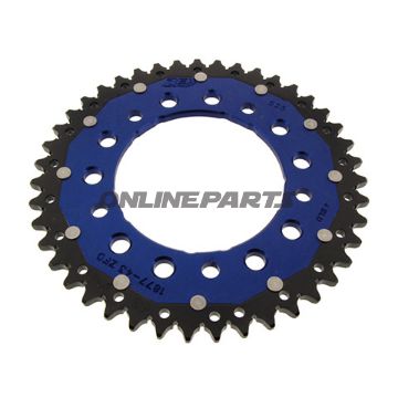 Rear Sprocket Dual 43 Tooth Pitch 525 Bluezf Inner Diameter 112 Bolt Spacing 138