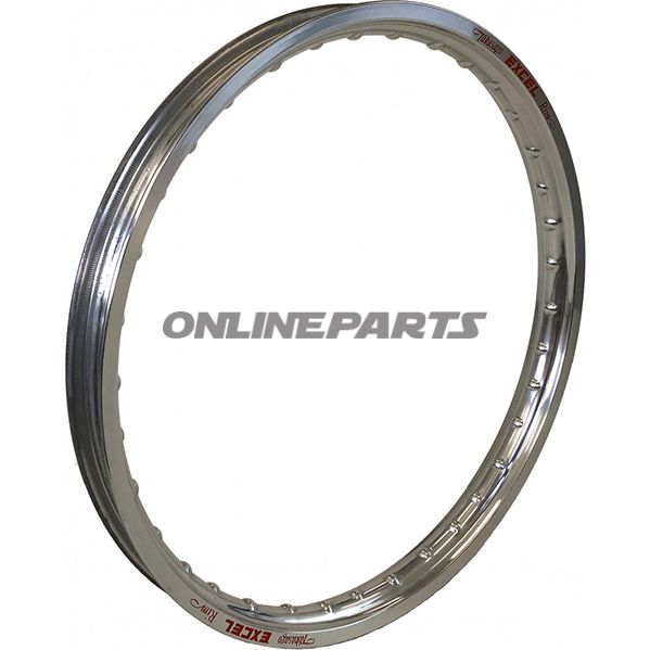Aluminium Rim Excel1.60 X 21 Silver 36H