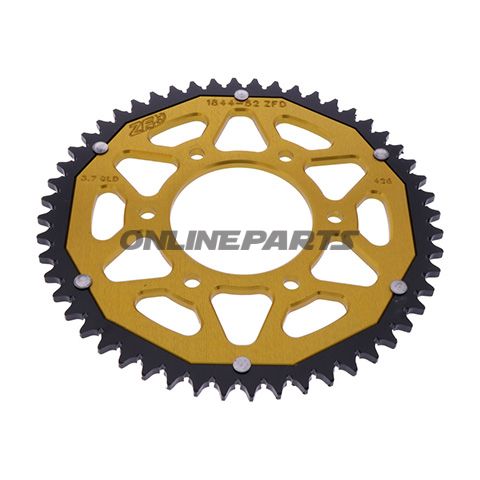 Rear Sprocket Dual 52 Tooth Pitch 428 Goldzf Inner Diameter 076 Bolt Spacing 100