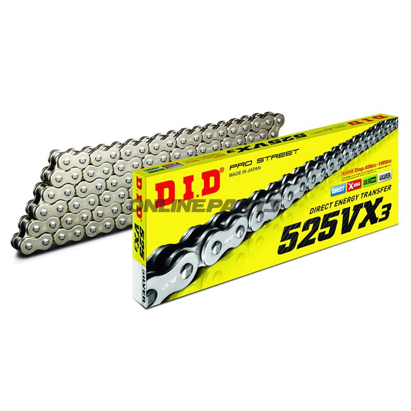 Did X-Ring Chain S&S25vx3/118Open Chain With Rivet Link