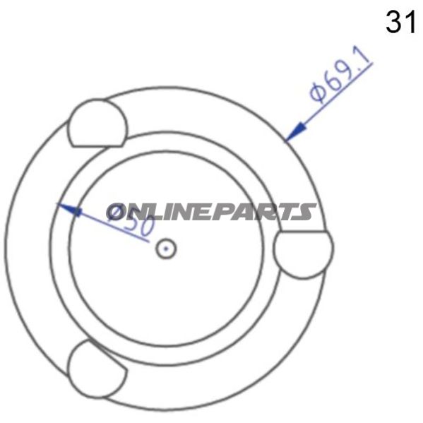 Connector Cover Nr.31Ate 03.9302-0925.2