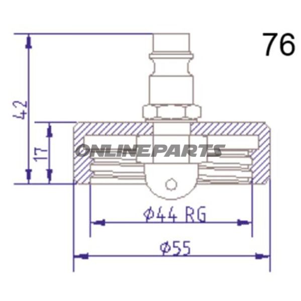 Connector Cover Nr.76Ate 03.9302-0734.2