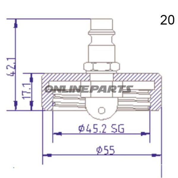 Connector Cover Nr.20Ate 03.9302-0702.2
