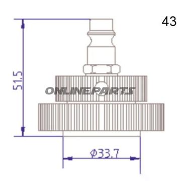 Connector Cover Nr.43Ate 03.9302-0774.2