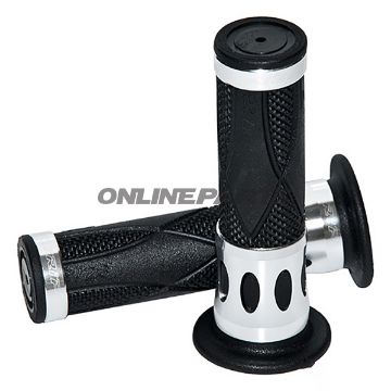 Grips Black/Silber Alud.22Mm. L.122Mm Closed