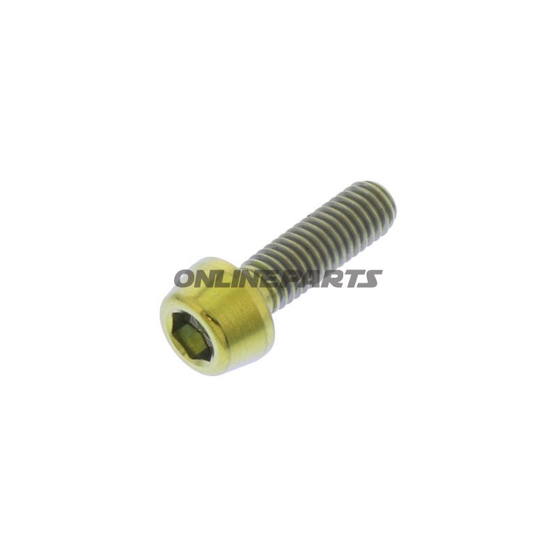 Bolt med keglehoved M3x0.5Mm 10Mm Titan Gold