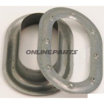 Ovaloese Galvanized Anh Planen42 X 22 Mm