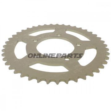 Alu-Kettenrad 43Z Teilung 520 silber Esjot Innendurchmesser 080 Lochkreis 100