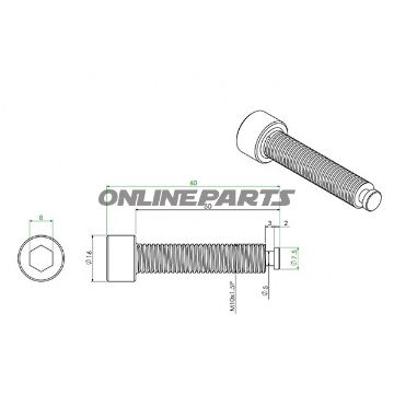 Schraube 60 mm JMP für 7224310