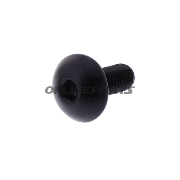 Linsenschraube JMP Bolt M5X0.8 mm 12 mm Alu schwarz